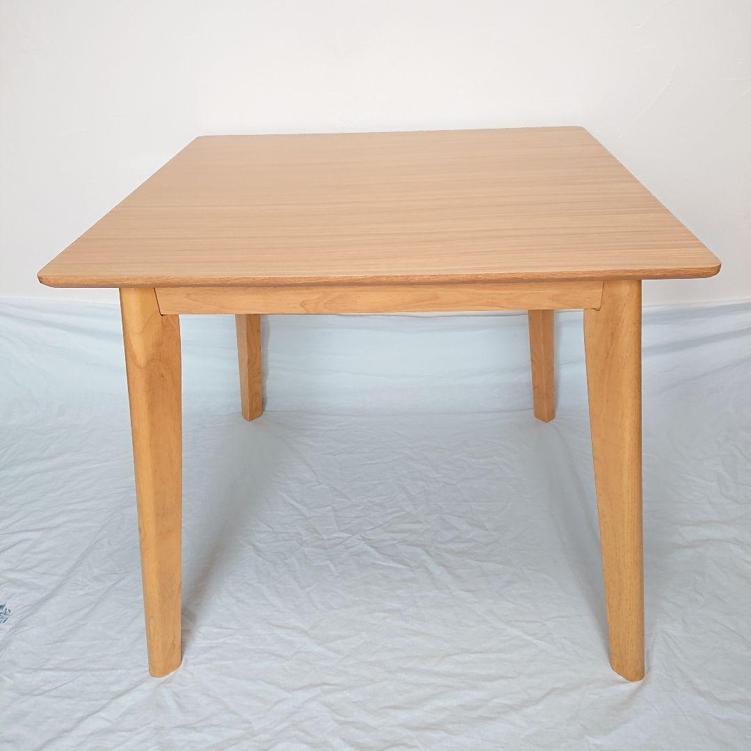 ［新品・未使用］ポルテ(PORTE) ダイニング80テーブル ナチュラル(NA)