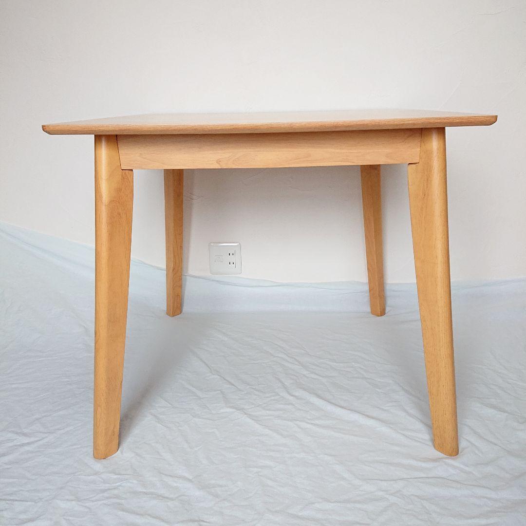 ［新品・未使用］ポルテ(PORTE) ダイニング80テーブル ナチュラル(NA)