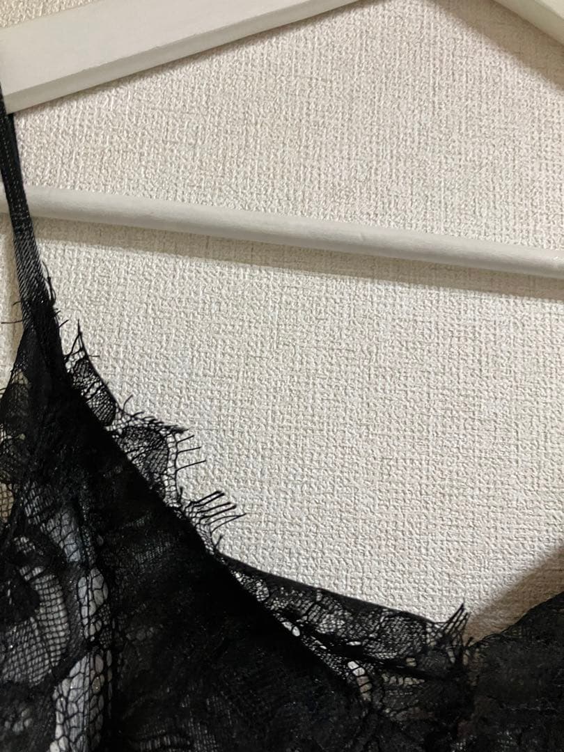 初売りセール！FRAY I.Dレーストリムスリップワンピース　ほぼ新品　本日限定