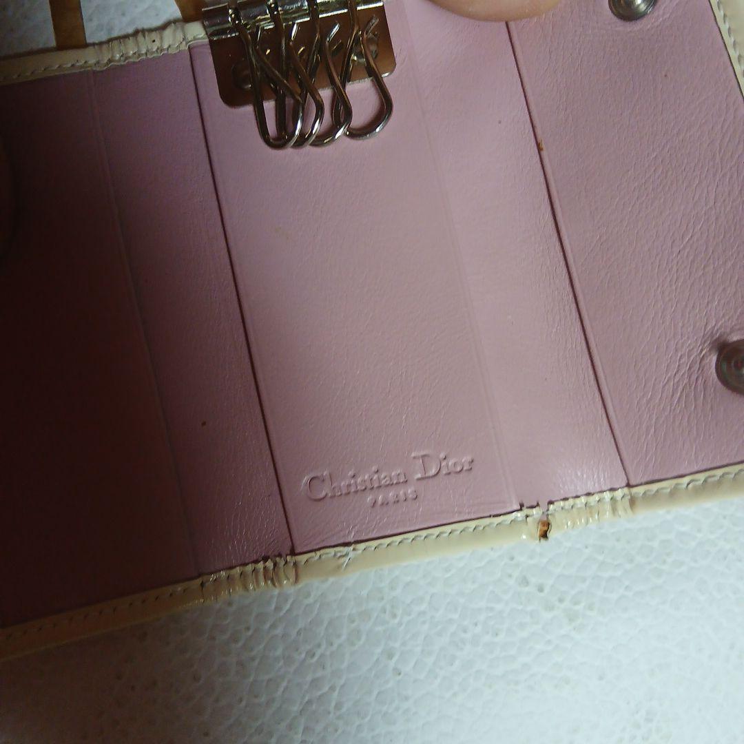クリスチャンディオール　キーケース　トロッター　ピンク