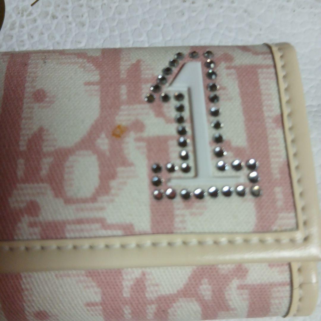 クリスチャンディオール　キーケース　トロッター　ピンク