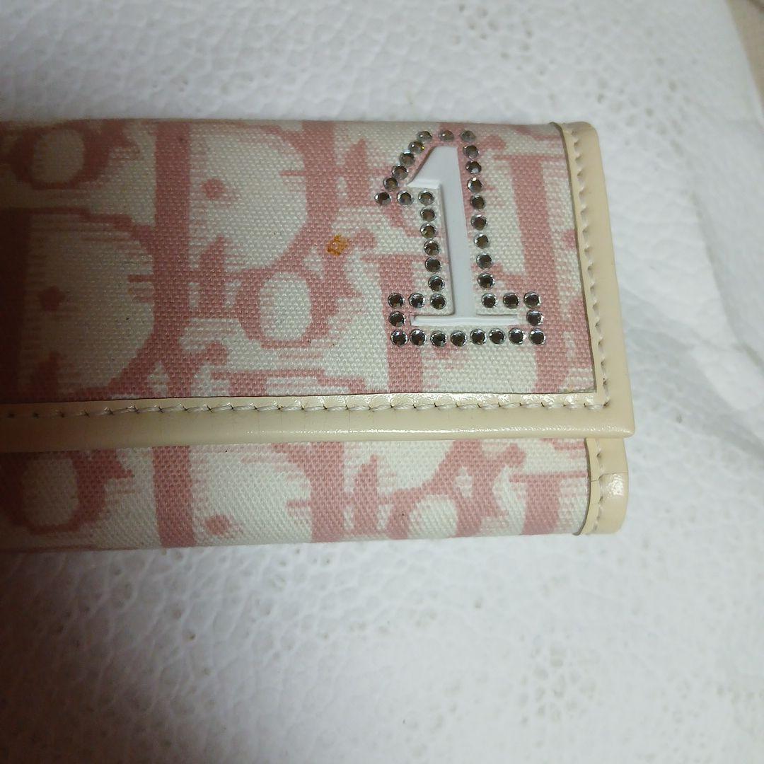 クリスチャンディオール　キーケース　トロッター　ピンク