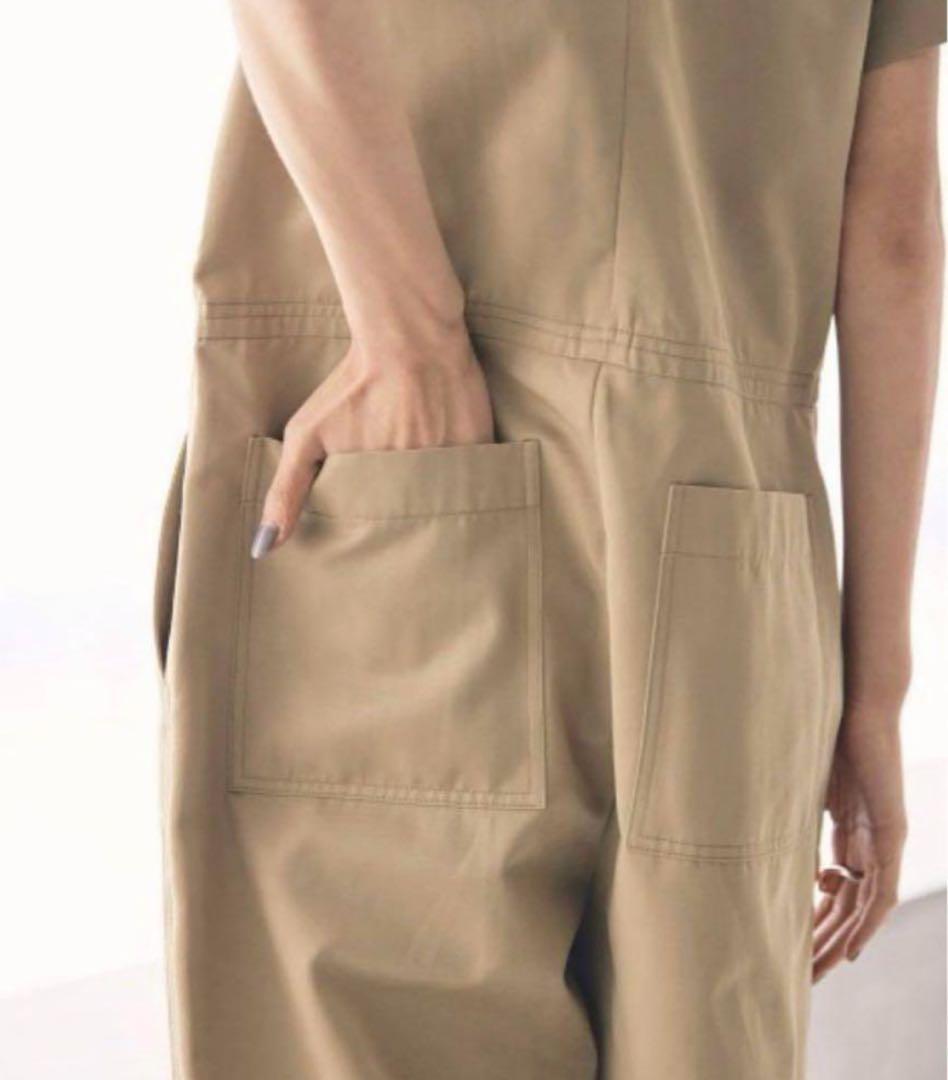 Halfsleeve Wide Combina todayful ベージュ