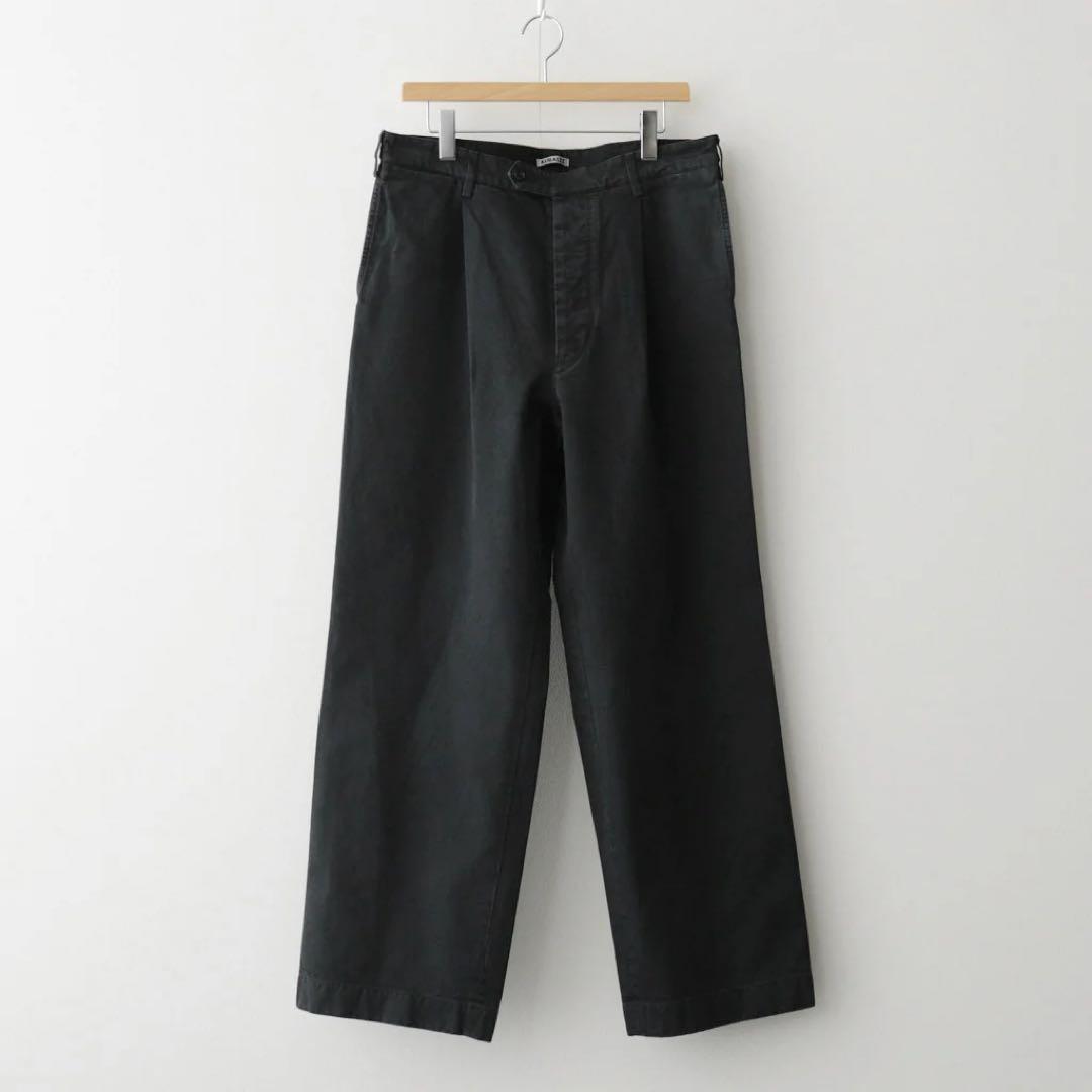 パンツ PRODUCT DYED FINX CHINO ONE-TUCK PANTS
