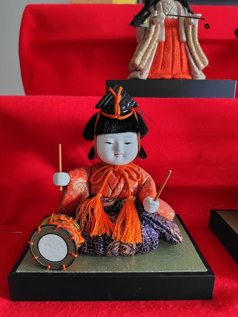 人間国宝　無形文化財　原米州　雛人形のみ