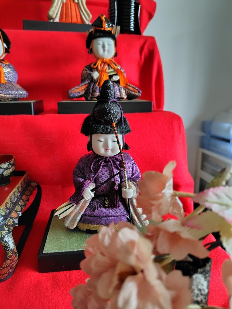 人間国宝　無形文化財　原米州　雛人形のみ