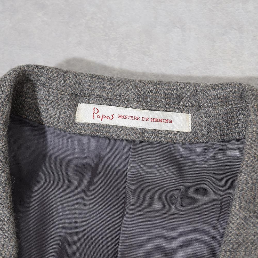 パパス Papas × MARLING & EVANS 英国ツイードジャケット