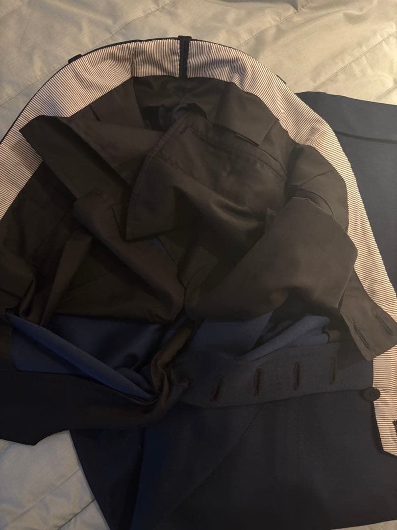 Delta　Sciamat ネイビー　3ピース　スーツ