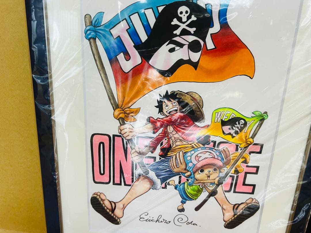 めんぼONE PIECE ドラゴンボール　尾田栄一郎＆鳥山明直筆サイン新品
