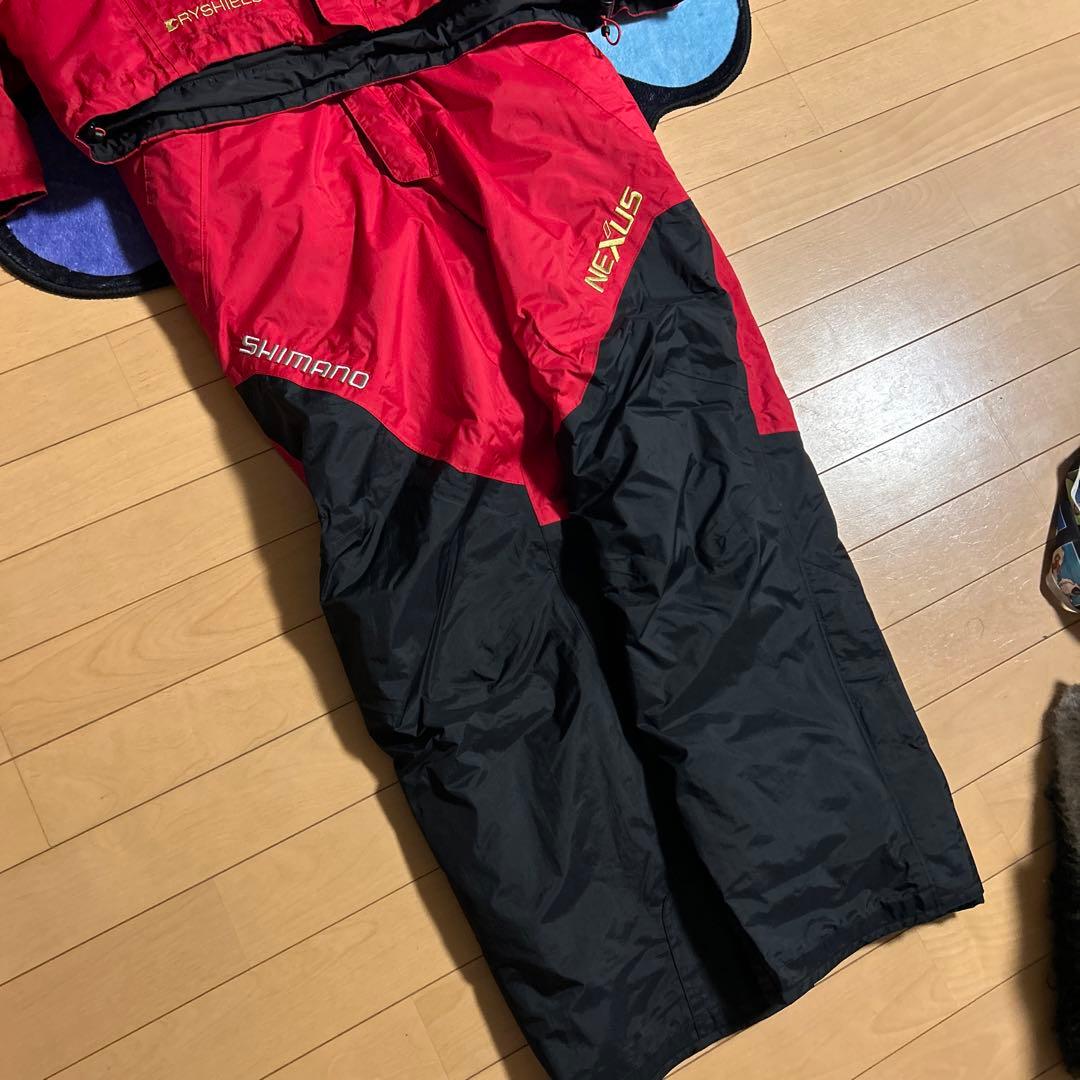 シマノネクサスM オールウェザースーツ　赤