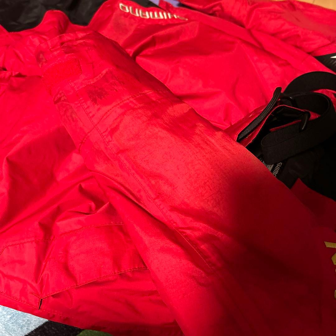 シマノネクサスM オールウェザースーツ　赤