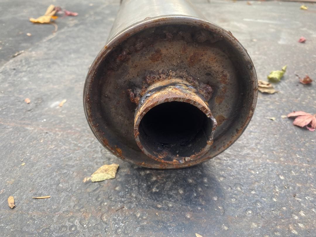 自作激鳴きマフラー デコトラ マニ割り