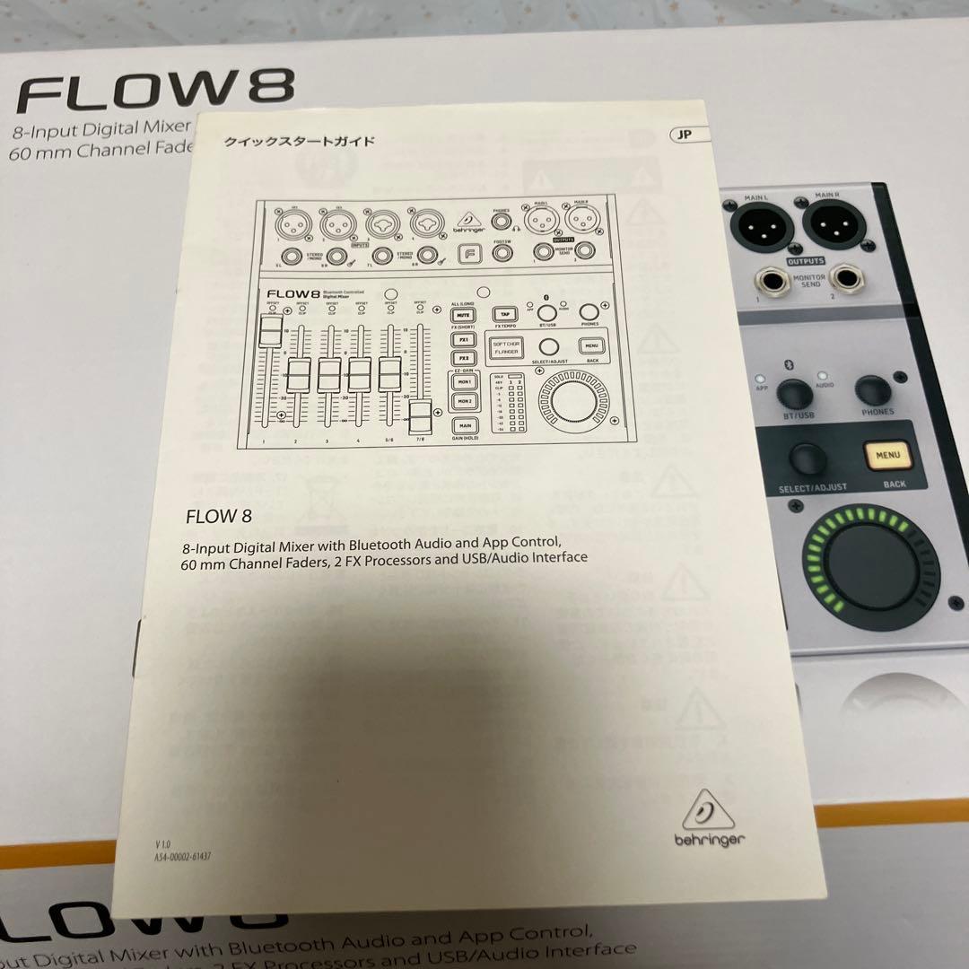 美品 Behringer FLOW8 デジタルミキサー 箱付