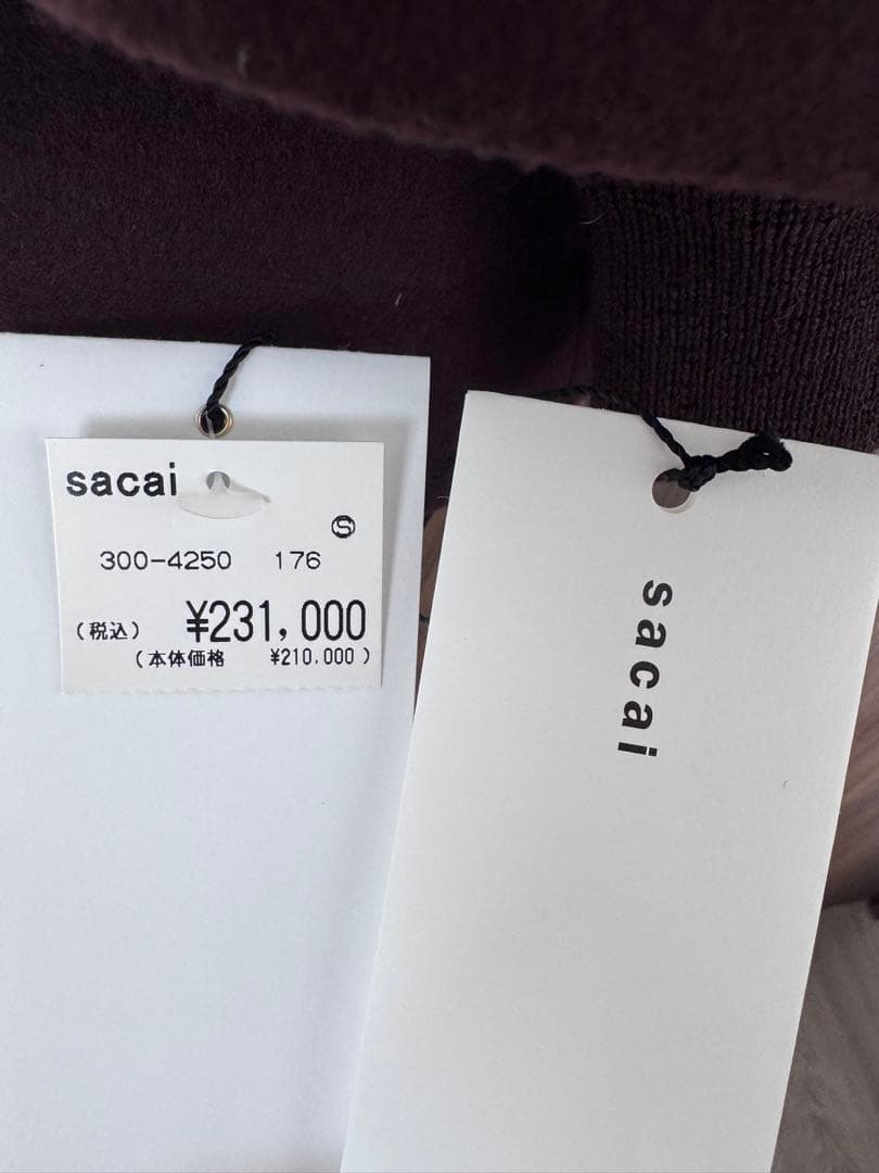 sacai 25AW メルトンダッフルショートコート　サイズ1