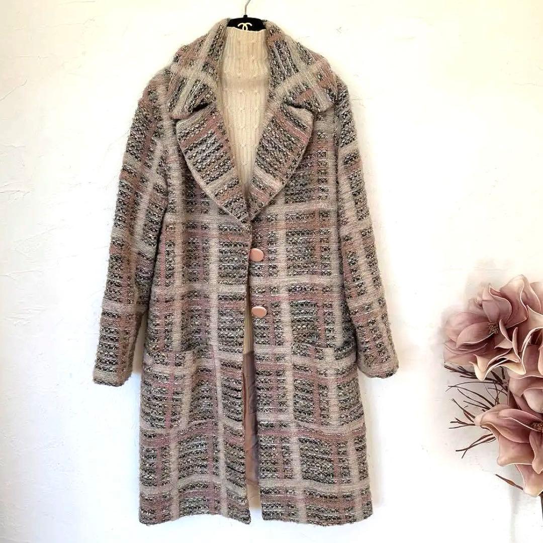 素敵❗️イタリア製ネップツイードコート