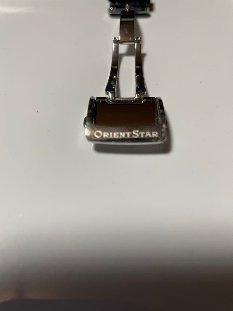 オリエントスター純正 レザーベルト 黒　(20ミリ)