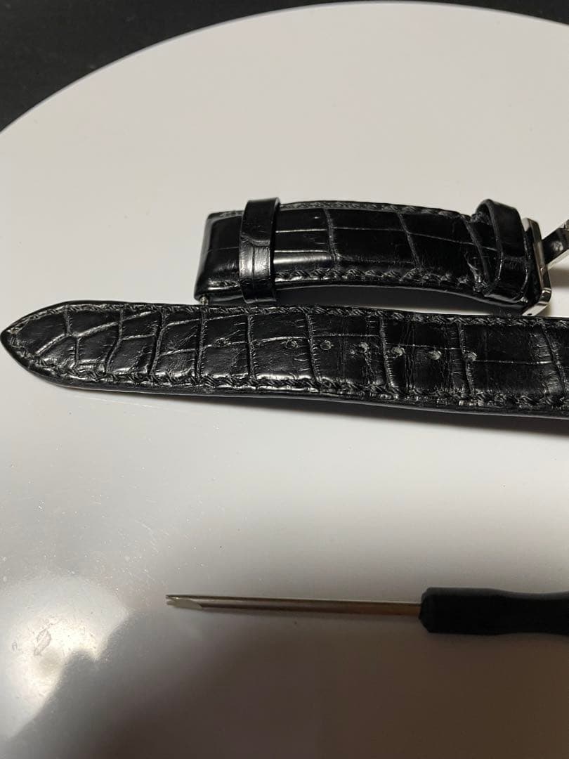 オリエントスター純正 レザーベルト 黒　(20ミリ)