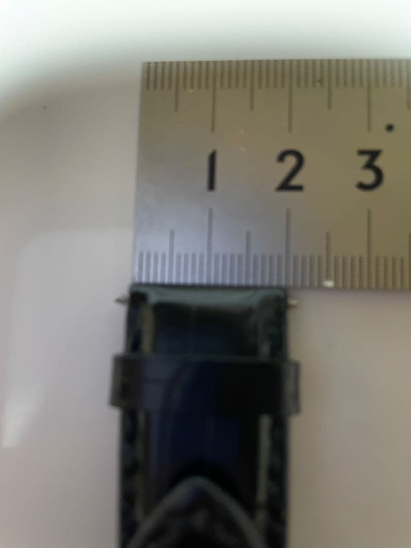 オリエントスター純正 レザーベルト 黒　(20ミリ)