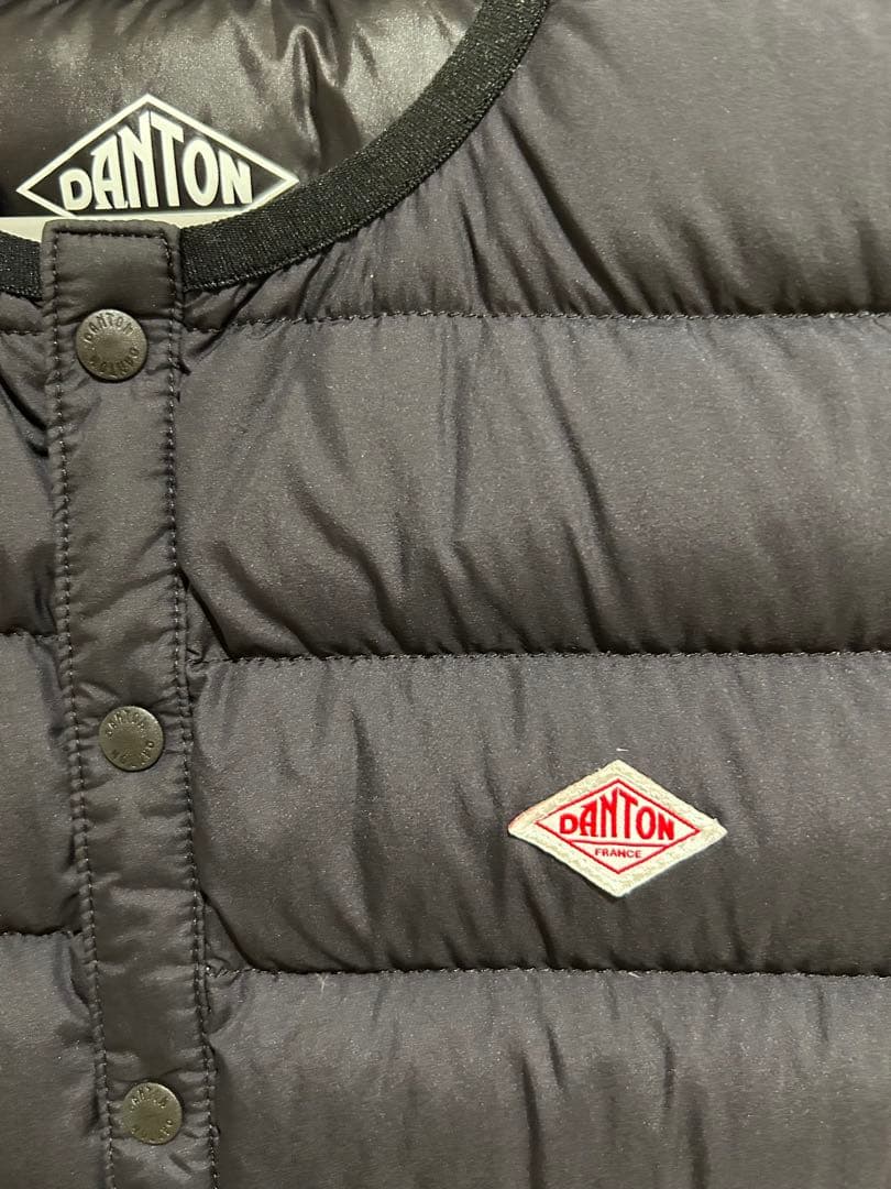 ダントン DANTON ブラック BLACK ダウンベスト 黒 サイズS