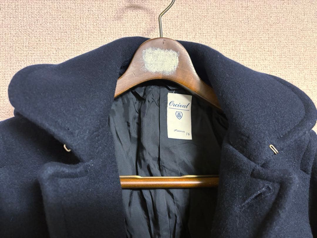 超美品！ORCIVAL オーシバル フードメルトンPコート サイズ16 2way