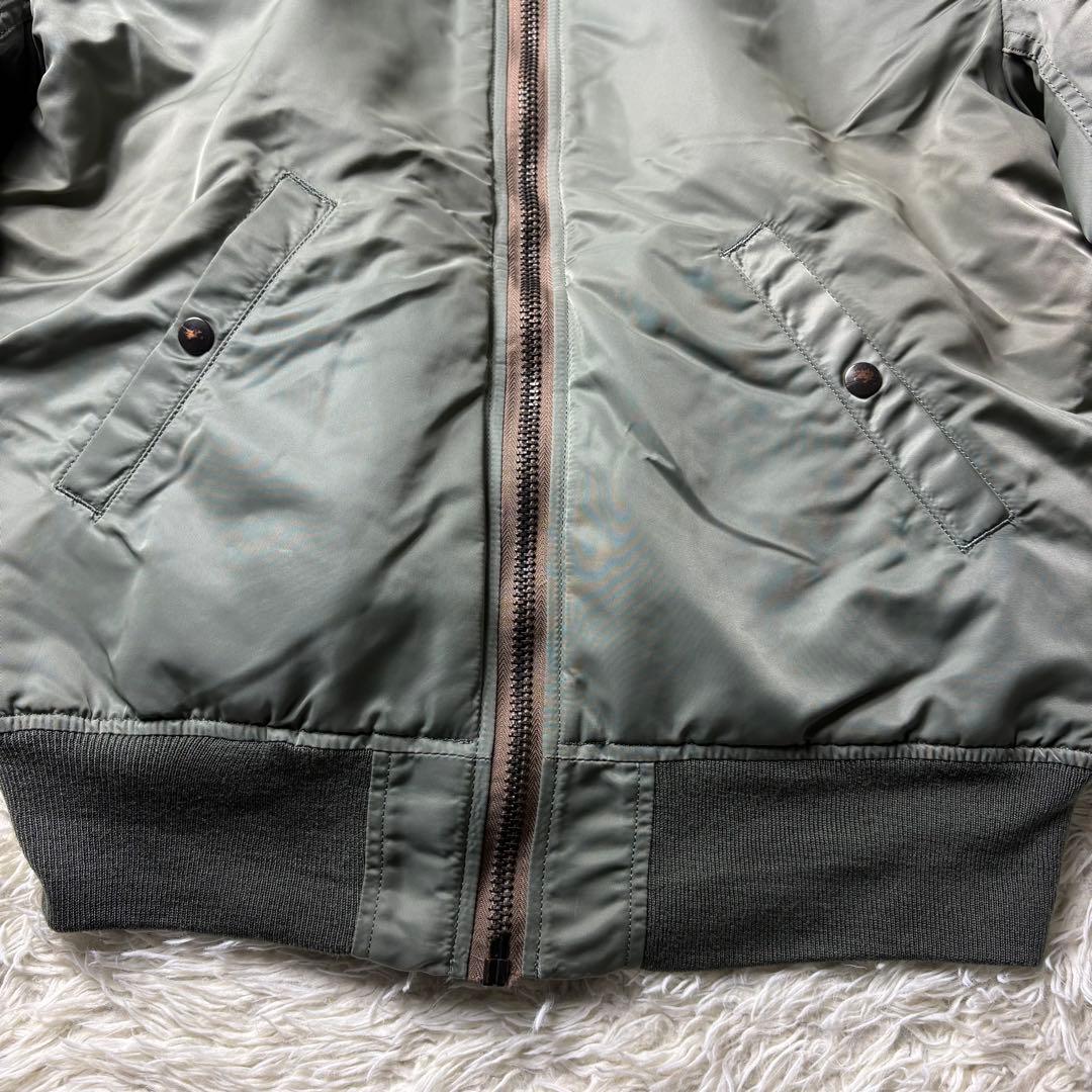 極美品　HOUSTON ヒューストン　MA-1 フライトジャケット　Lサイズ