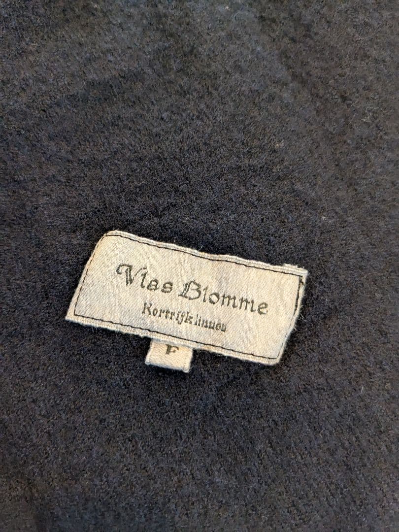 Vlas Blomme 縮絨ウールサロペット