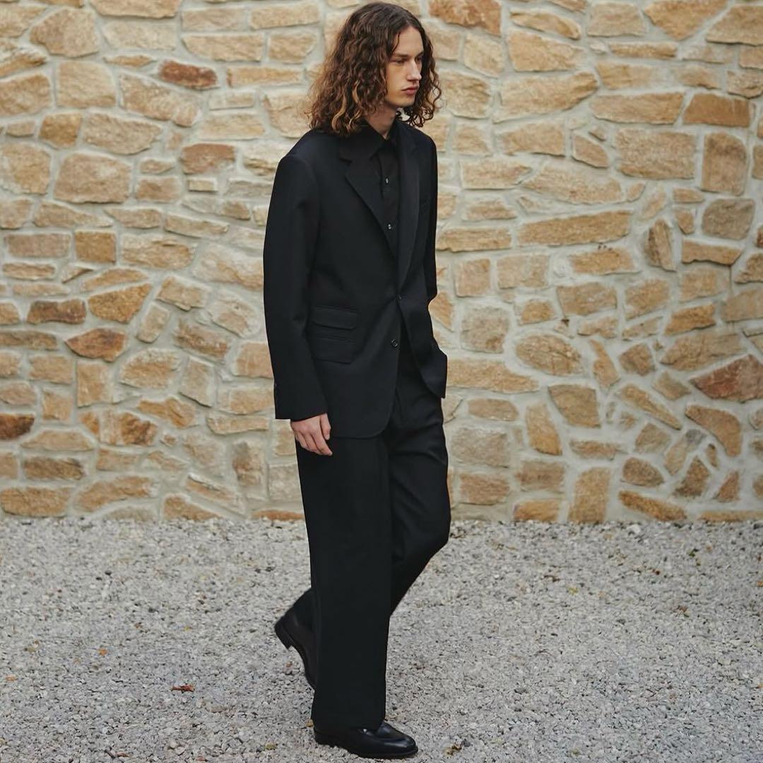 美品Rough Wool Gabardine セットアップ サイズ3