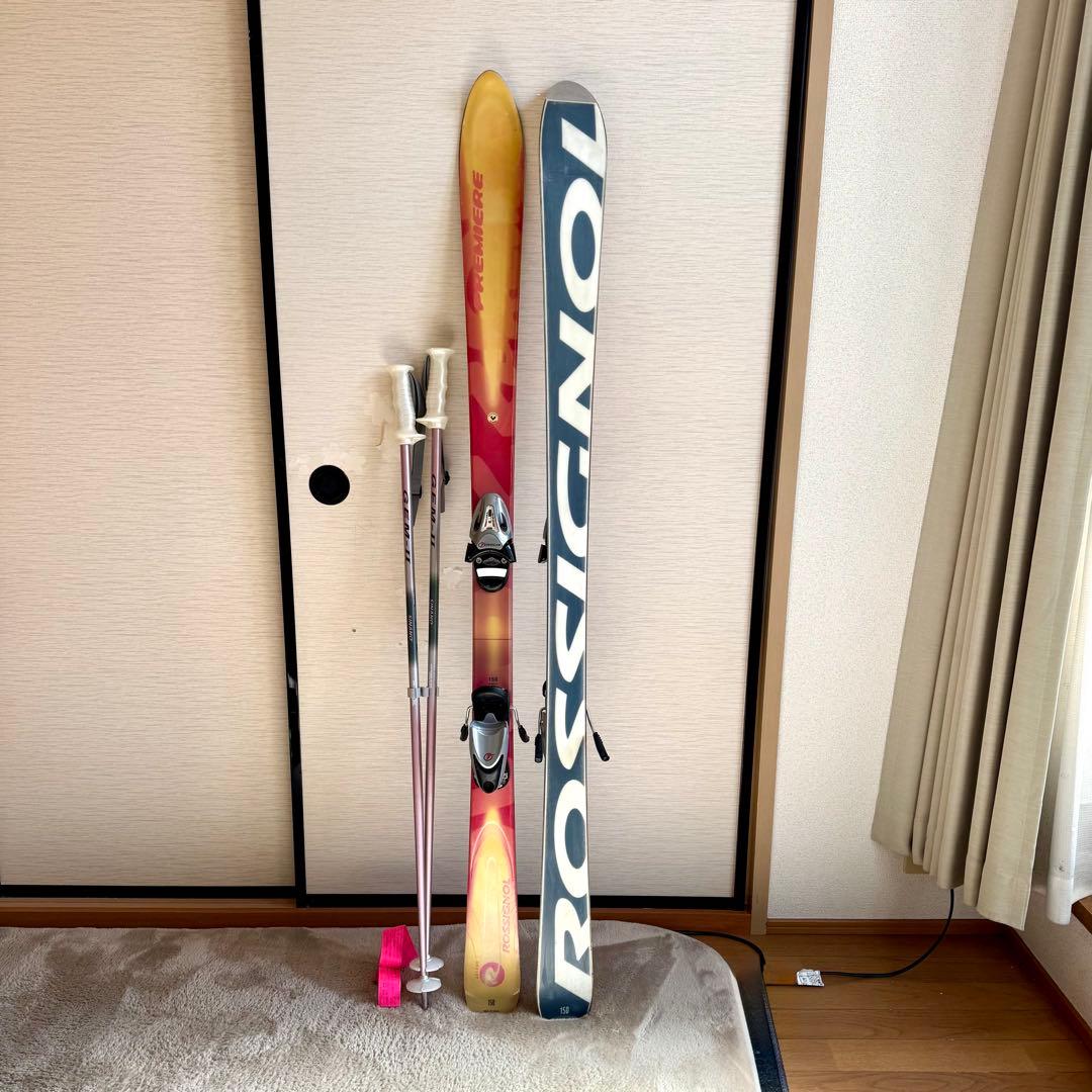 【歳末セール】ロシニョール スキー板150cm フルセット 初心者〜初中級