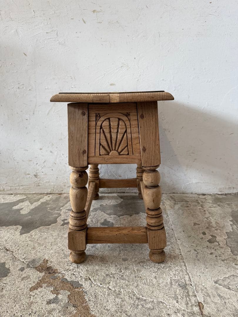 年末・年始SALE 収納サイドテーブル ベッドサイドテーブル　スツール　剥離