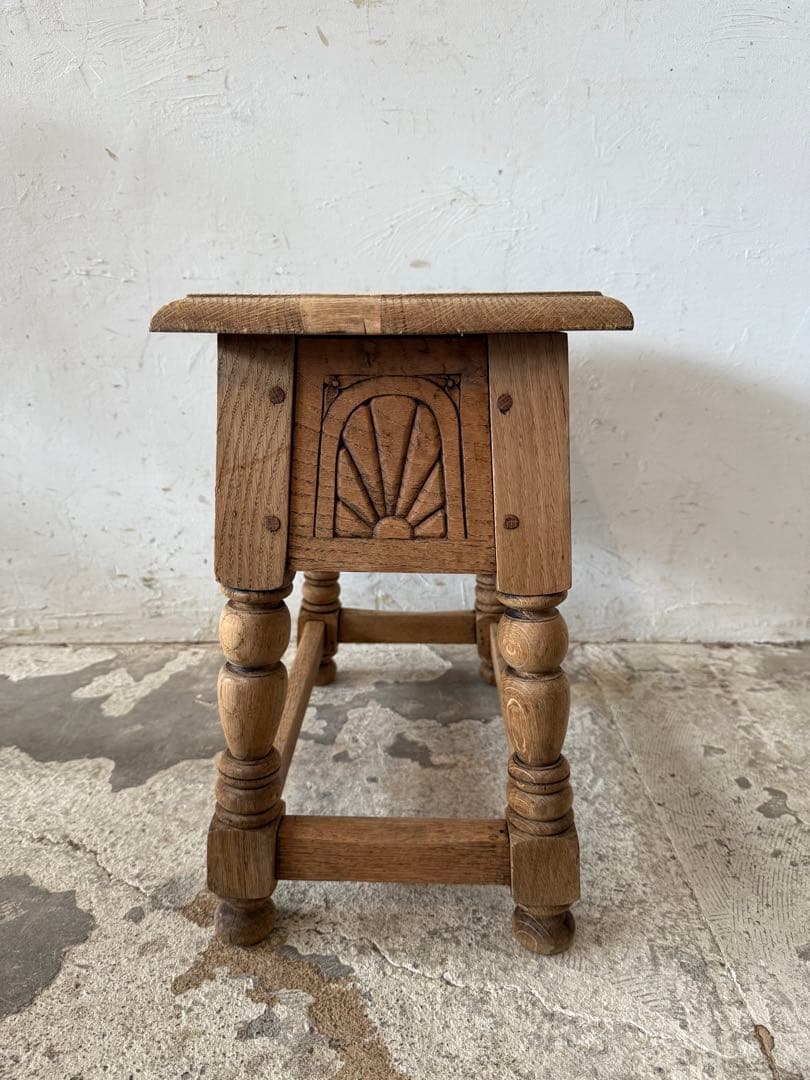 年末・年始SALE 収納サイドテーブル ベッドサイドテーブル　スツール　剥離