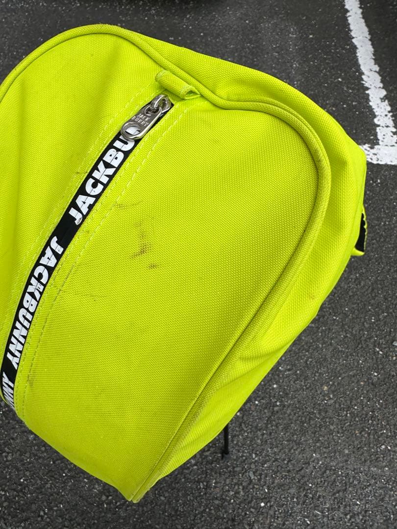 JACK BUNNY 蛍光イエロー スタンドバッグ