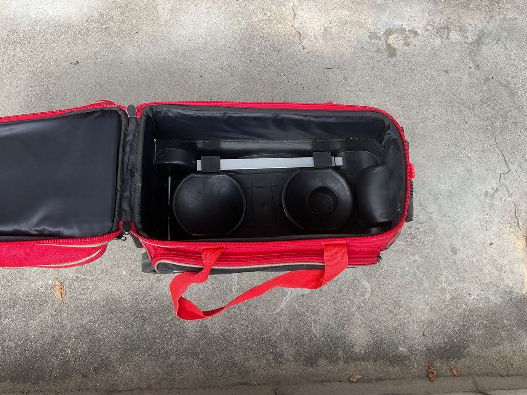 ヘルベント　2ボールキャスターキャリーバックプレミアム(used AAA)