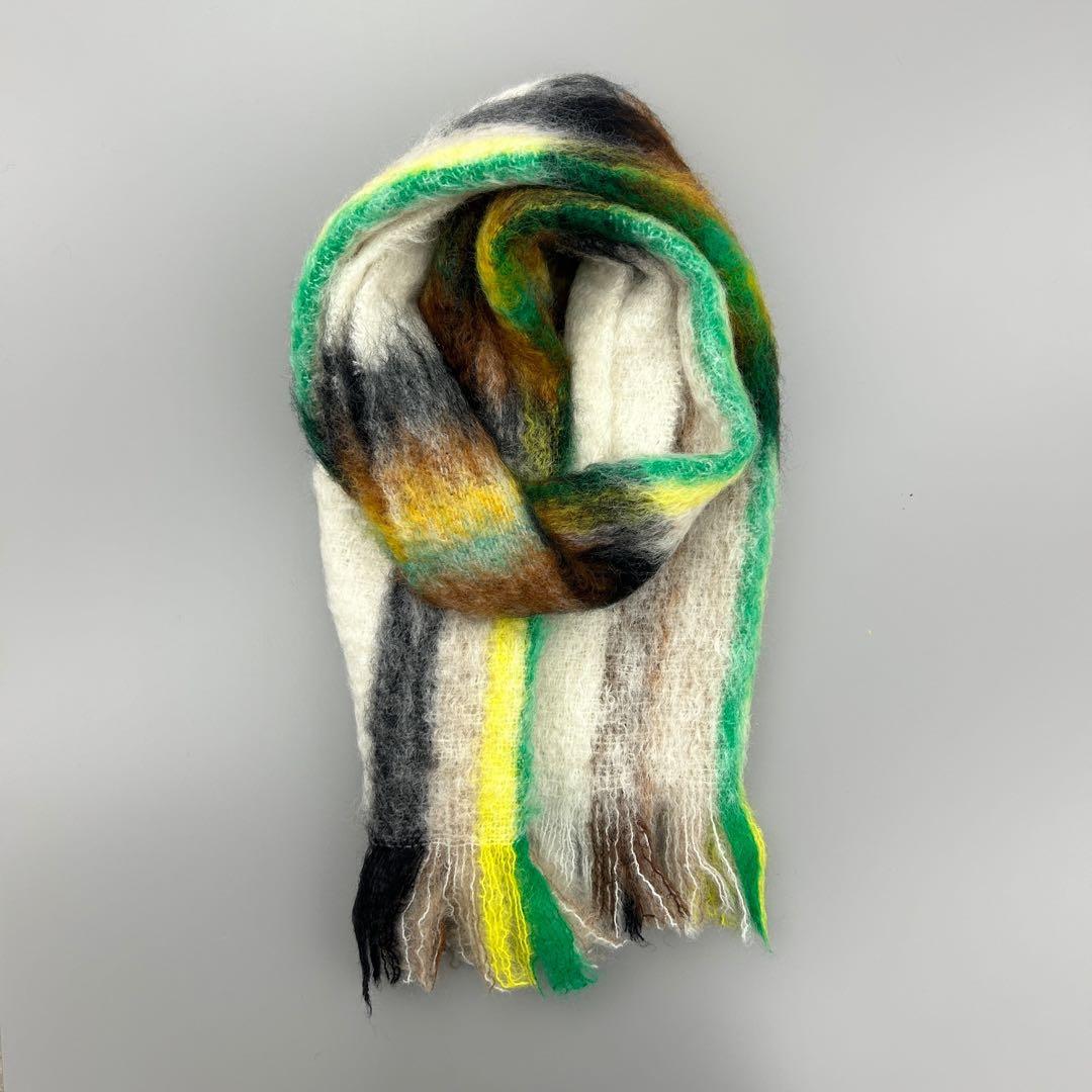 【新品タグ付き】MANTAS EZCARAY（マンタスエスカライ）モヘアストール