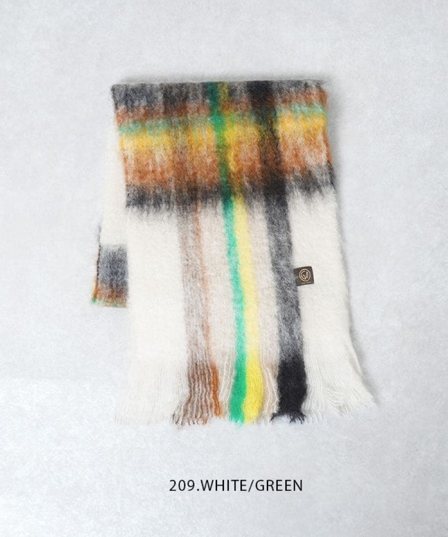 【新品タグ付き】MANTAS EZCARAY（マンタスエスカライ）モヘアストール