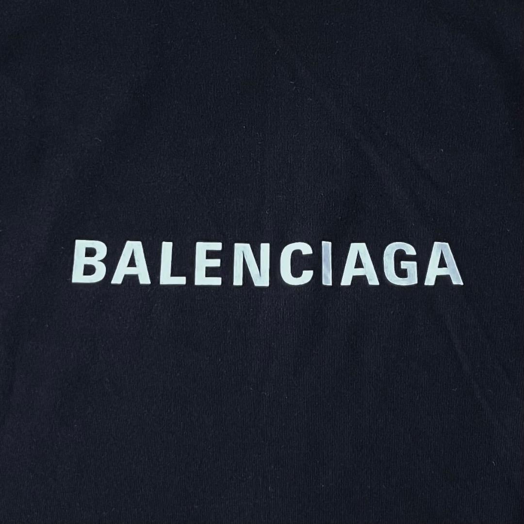 美品 バレンシアガ NASA スペース Tシャツ 長袖 ロンT ブラック