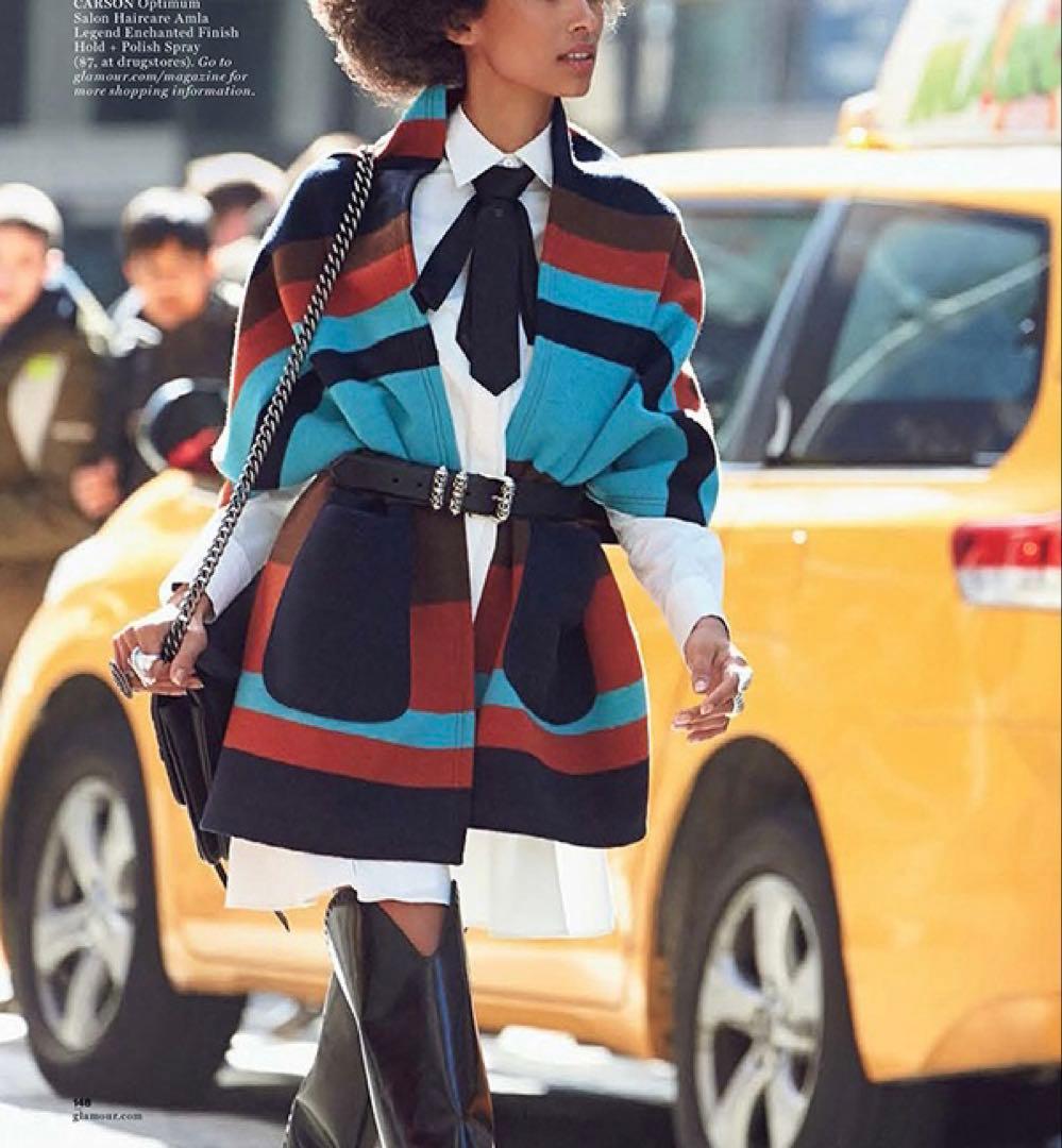 美品✨ See By Chloé シーバイクロエ　マルチカラーポンチョ