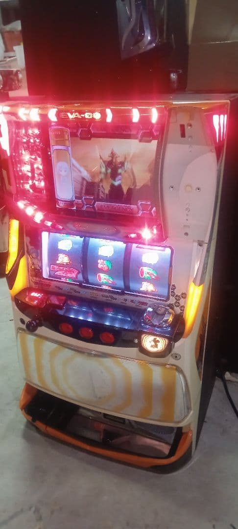 送料込　パチスロ　実機　エヴァンゲリオン　真実の翼　不要　アミューズ　鍵付