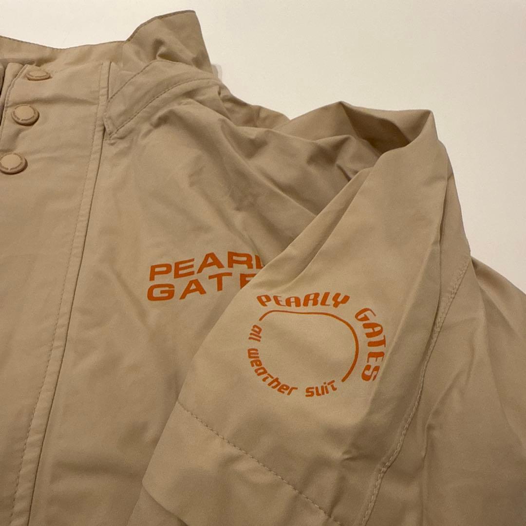 【美品】PEARLY GATES ベージュ レインスーツ(上下セット)
