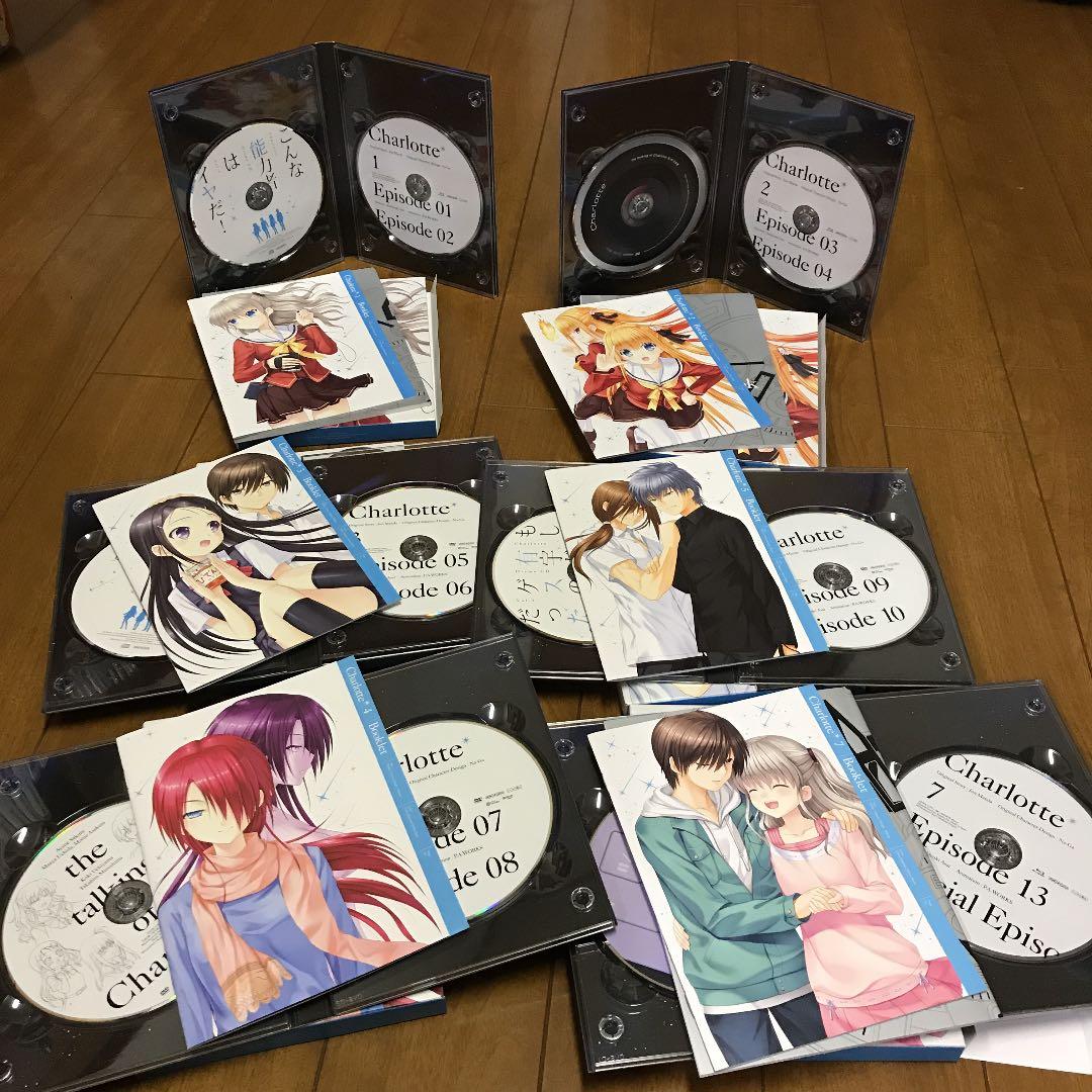 Charlotte BluRay 1～5巻、7巻