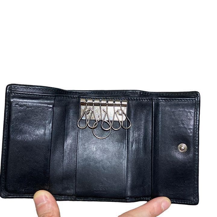 Gucci　キーケース　６連　財布　小銭入れ　札入れ　２WAY　GG柄
