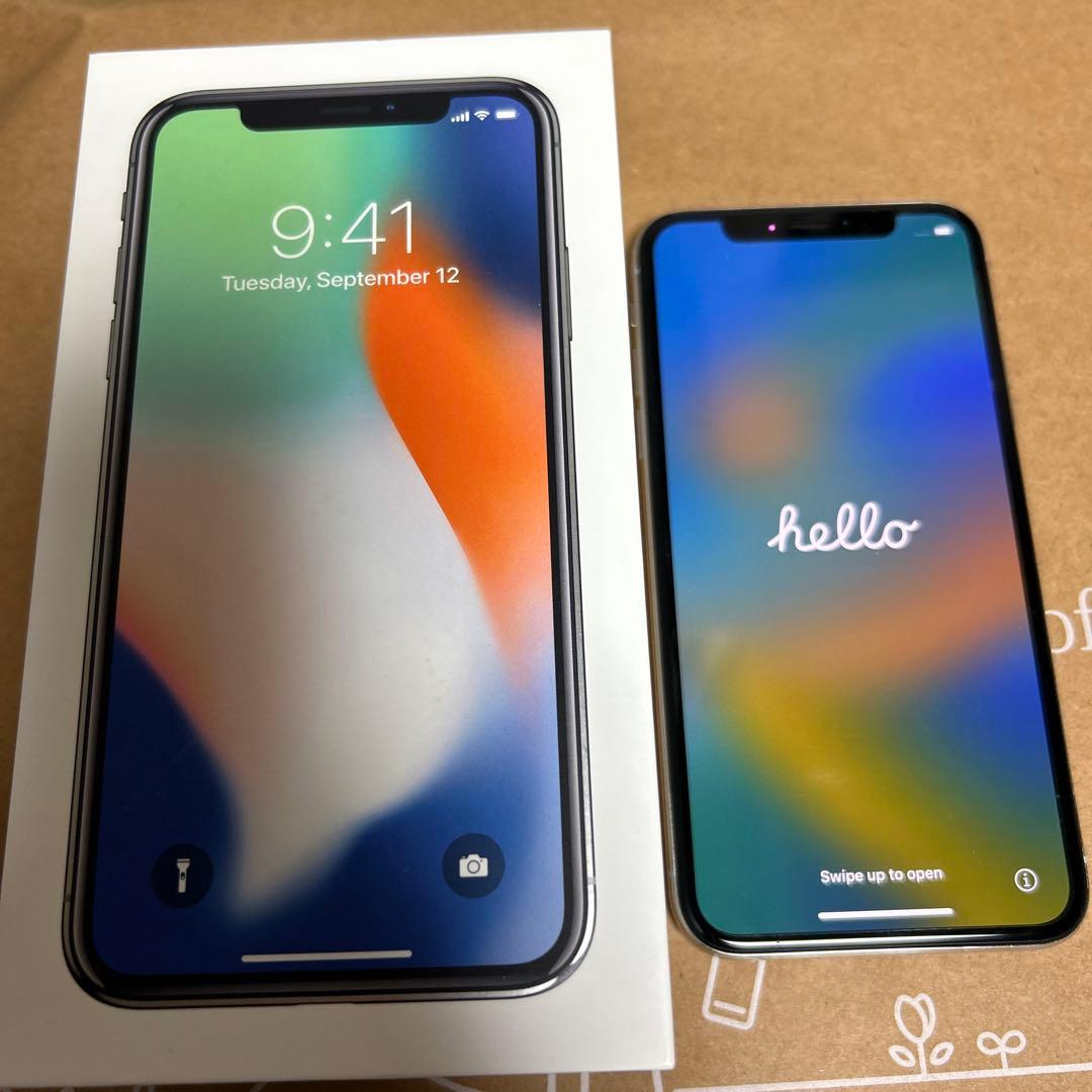 Apple iPhone X 64GB シルバー SIMフリー