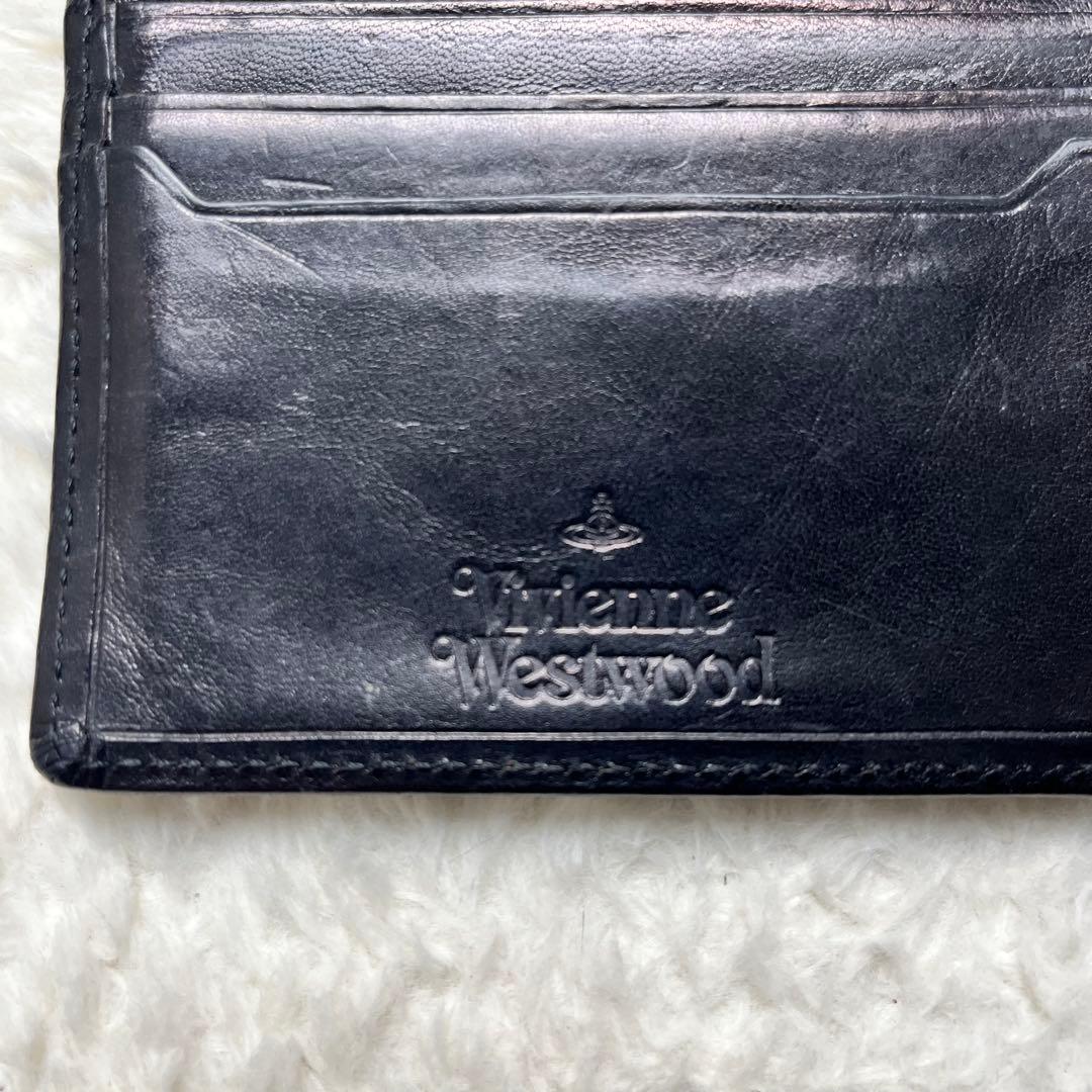 希少　Vivienne Westwood 折り財布　エンベロープ　切手　ブラック