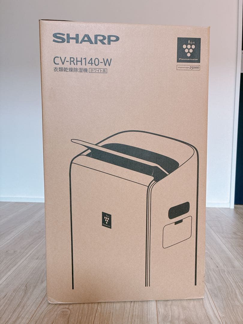 てゃんページ　24年製 SHARP CV-RH140-W衣類乾燥除湿機