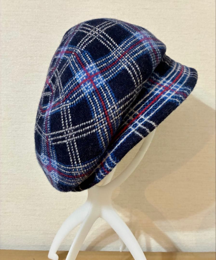 VivienneWestwood キャスケット タータンウール帽子