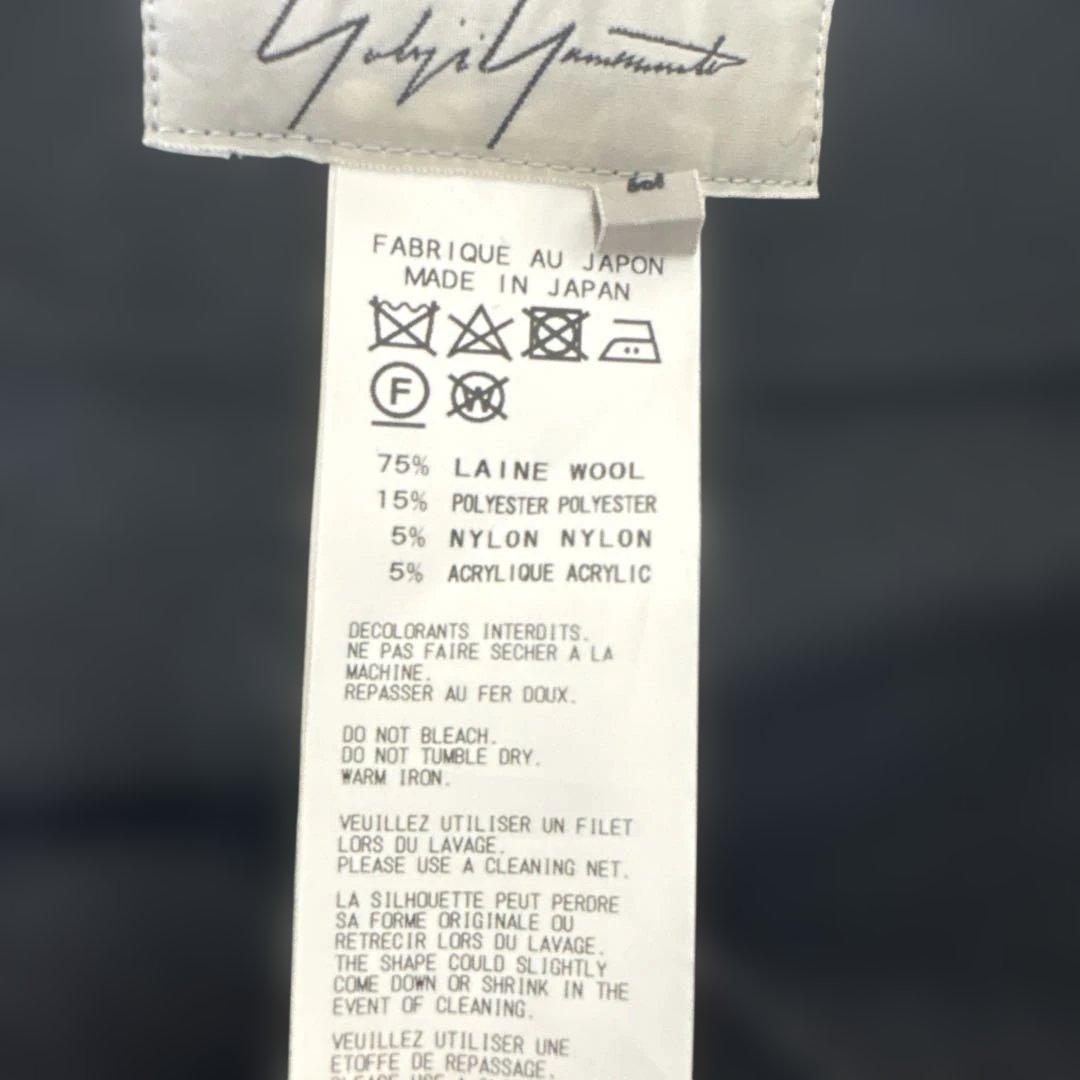 美品【変形アシンメトリー】ヨウジヤマモト　ミニスカートM 黒　ウール縮絨