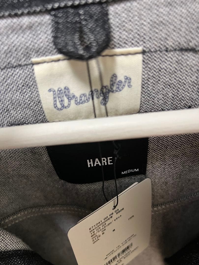 HARE Wranglerデニムジャケット ブラックM