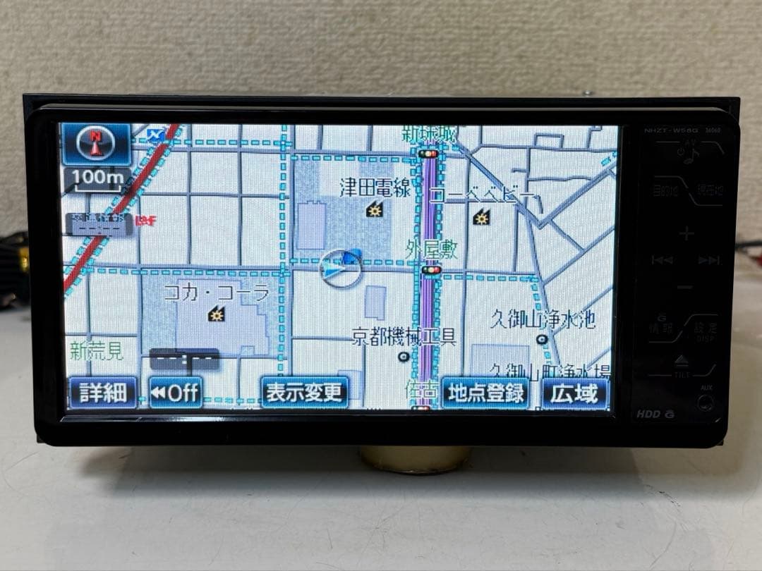 TOYOTA トヨタ　NHZT-W58G 純正ナビ　データ 2017年