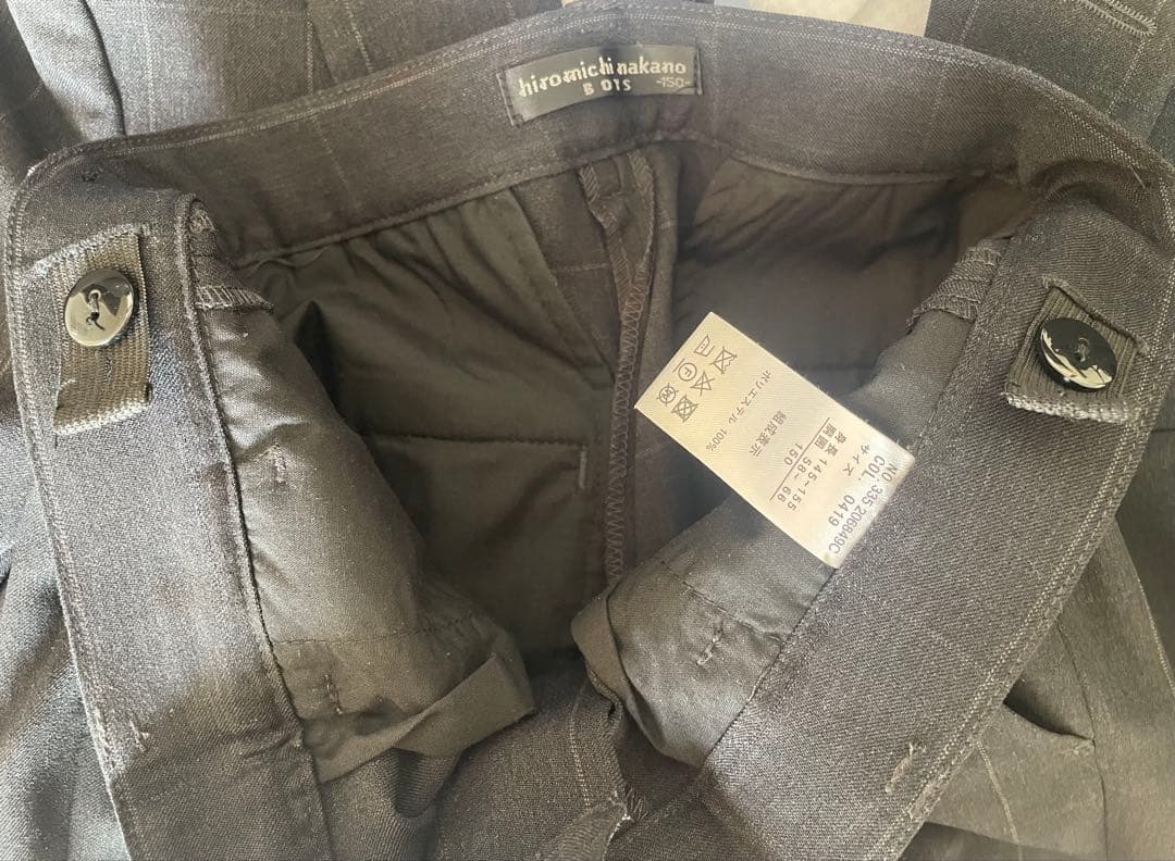 【着用1回】5点セット hiromichi nakanoフォーマルスーツ 150