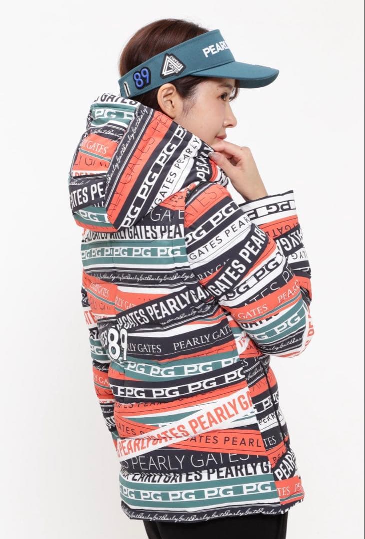 美品　パーリーゲイツ　ダウンジャケット2way 0サイズ