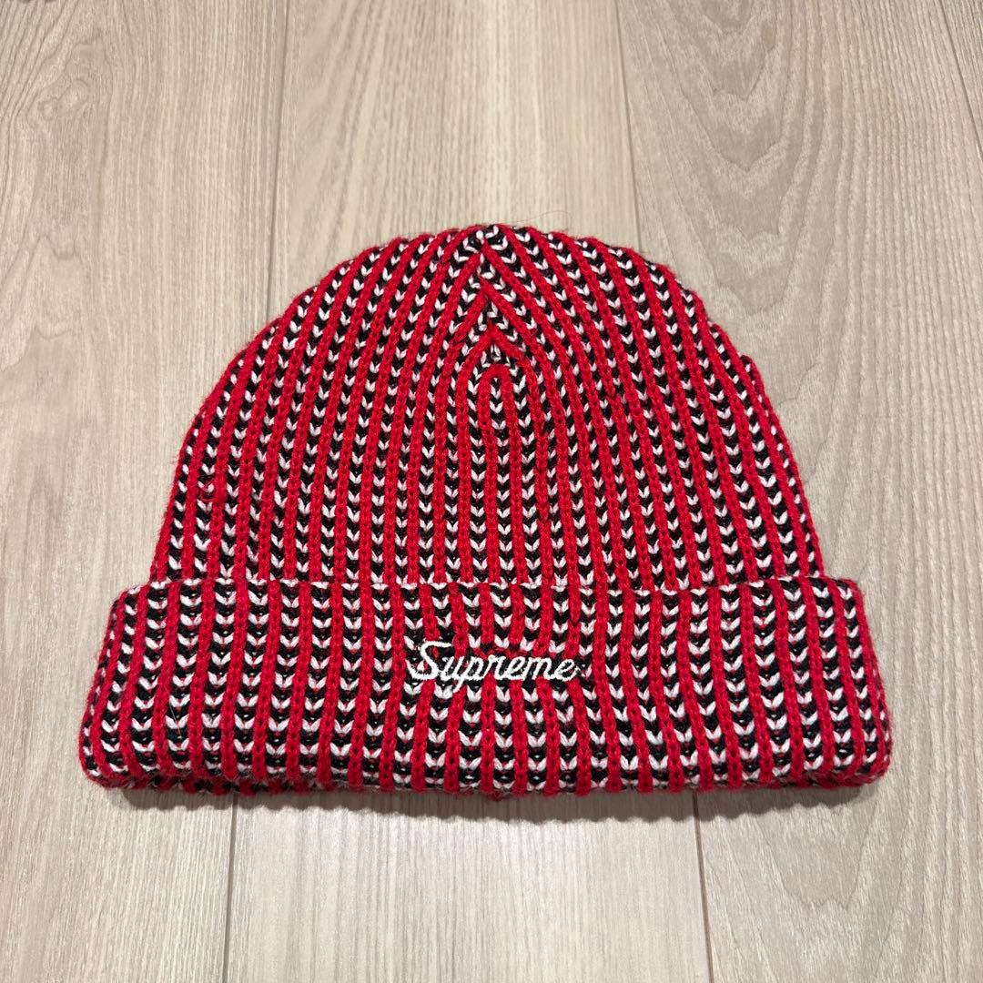 Supreme ニット帽 赤